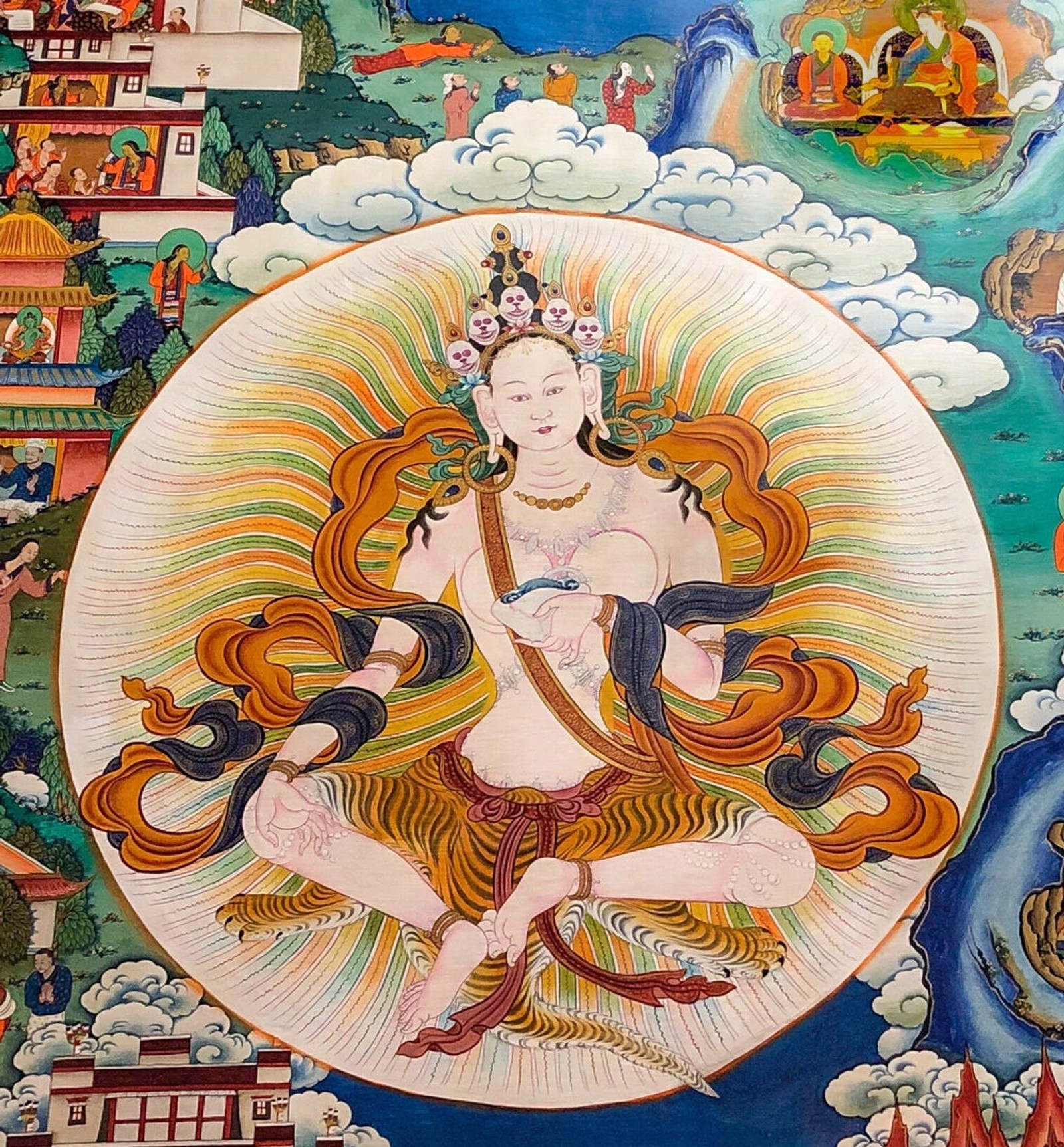 A thangka of Yeshe Tsogyal