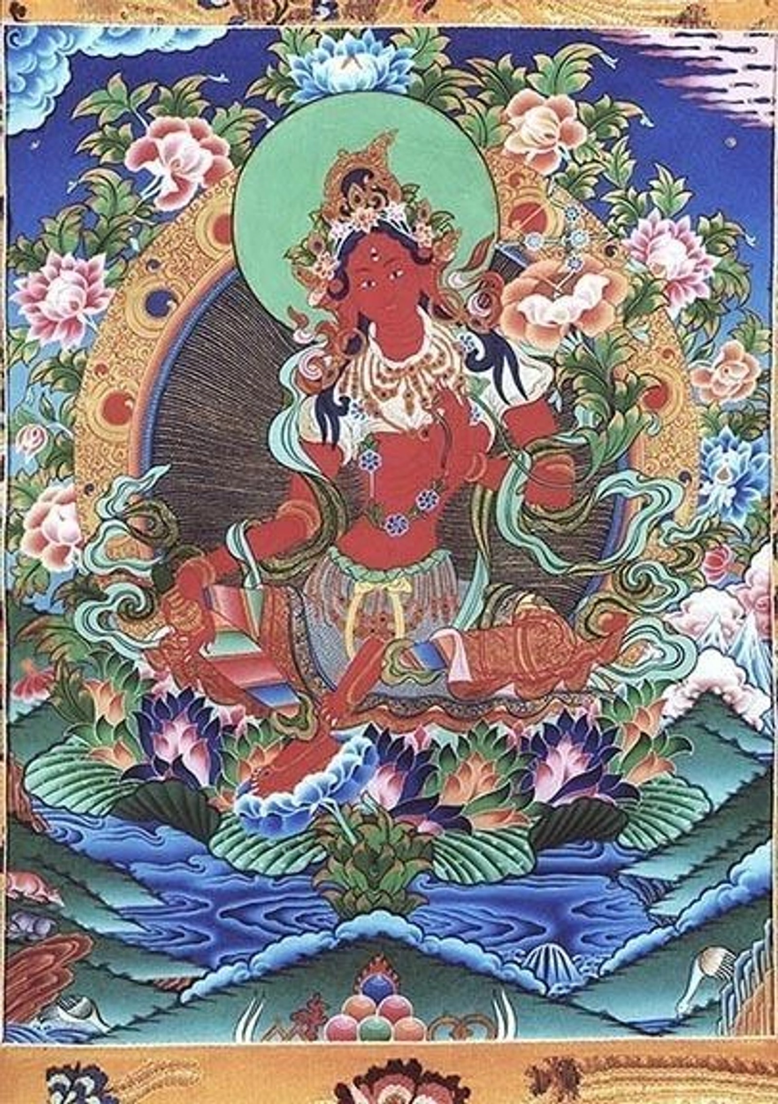 A thangka of Red Tara