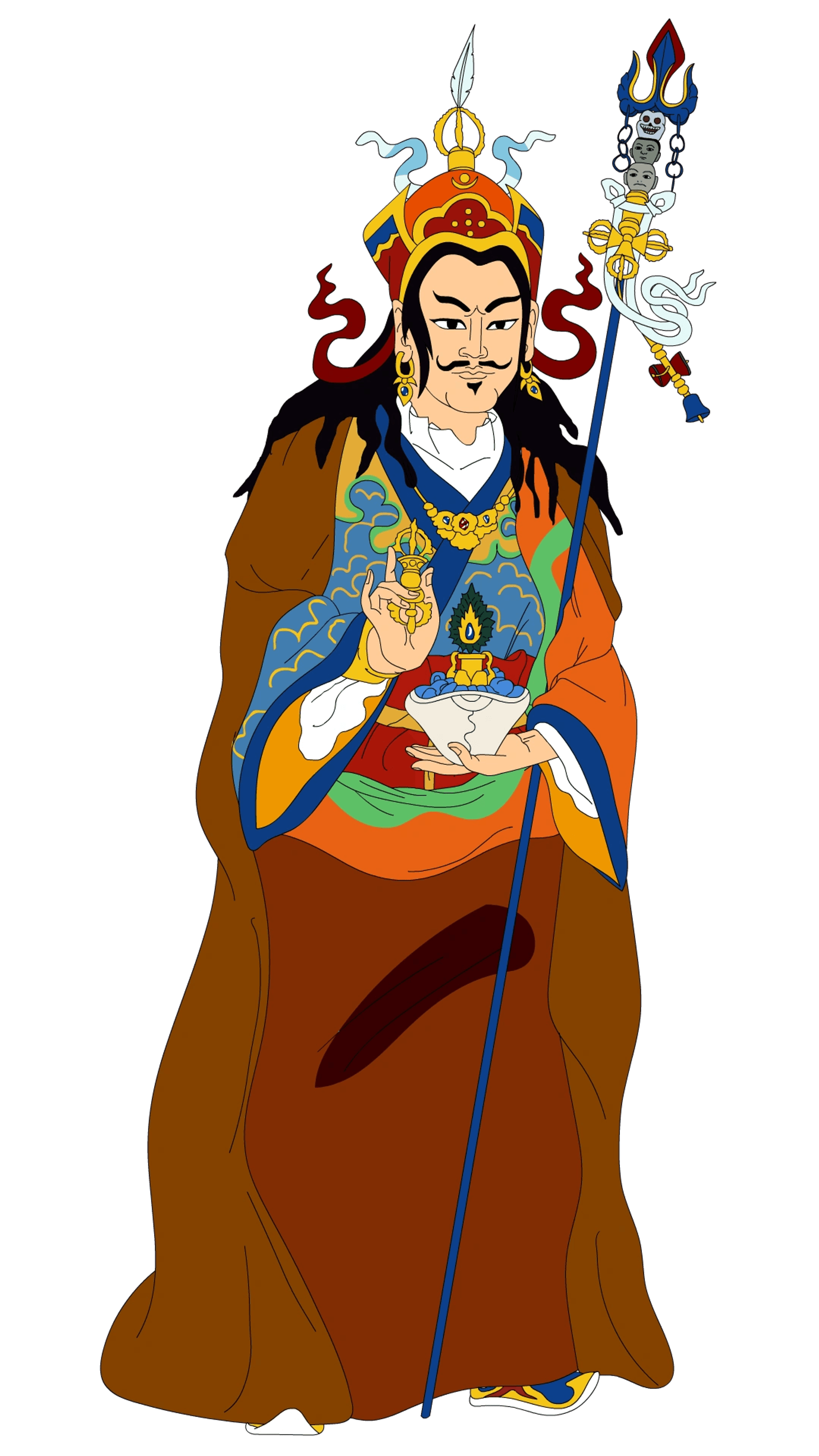 Concept art of Guru Rinpoche