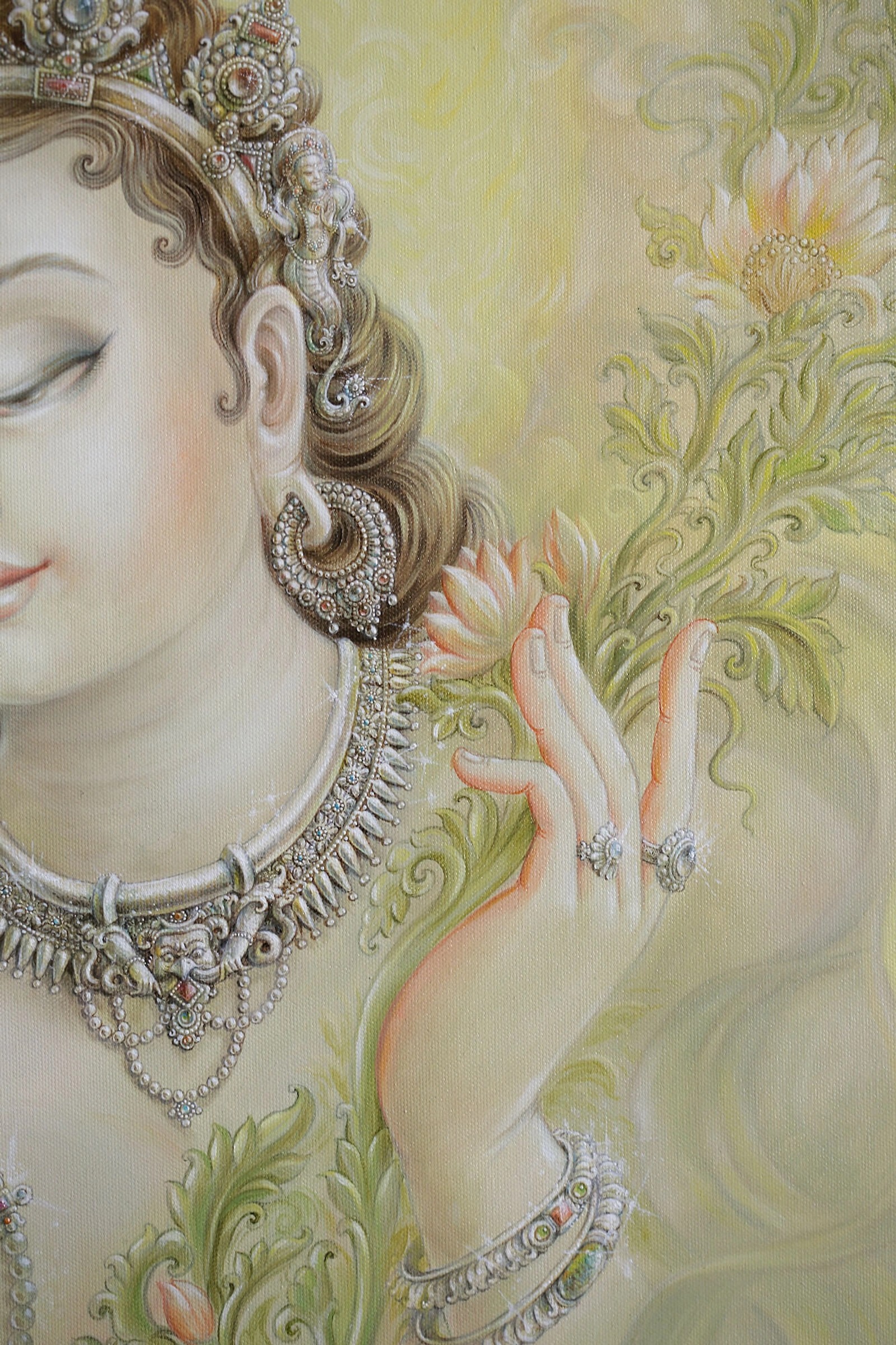 A painting of White Tara