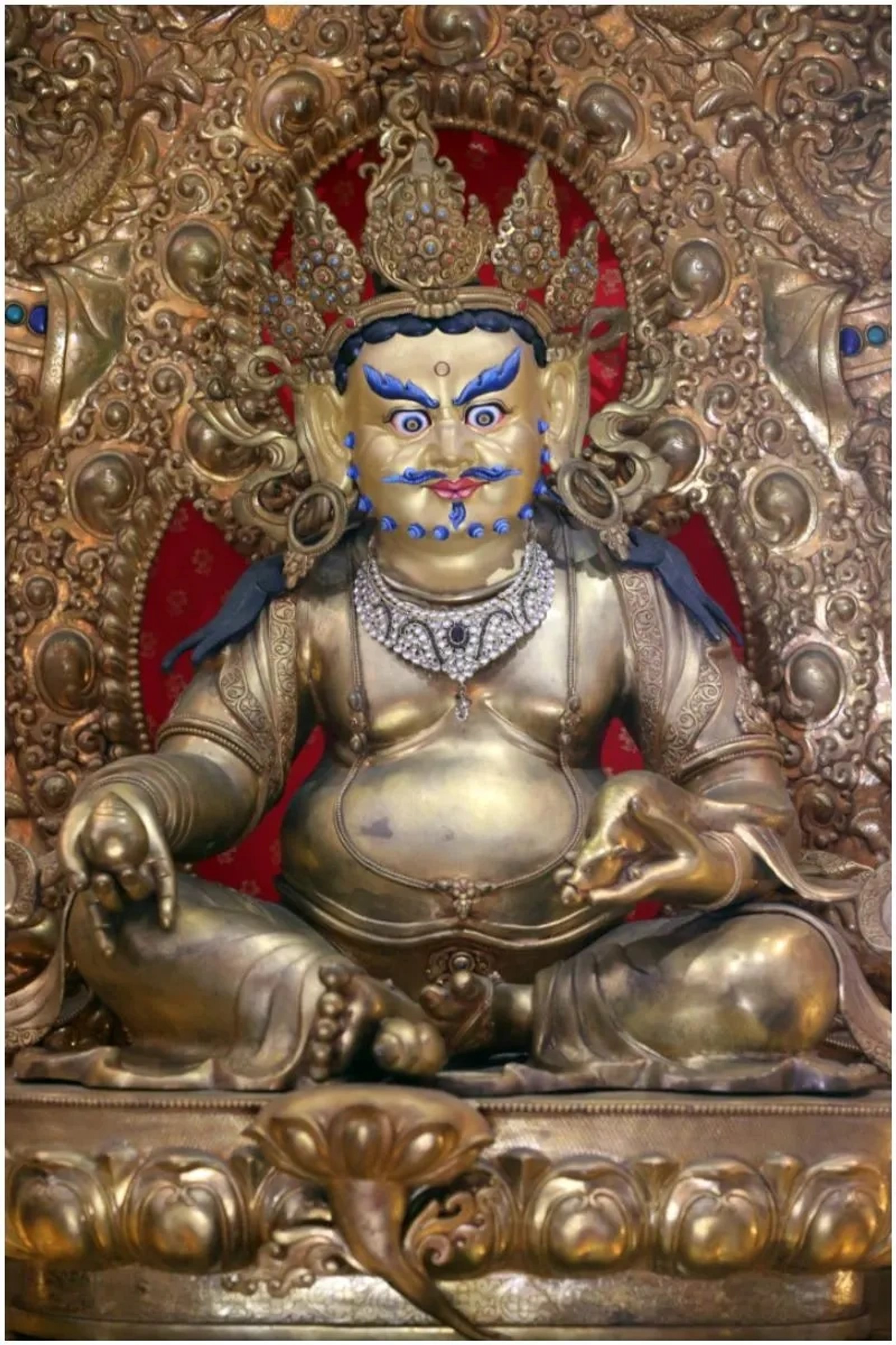 A bell and vajra set and a DVD prayer wheel